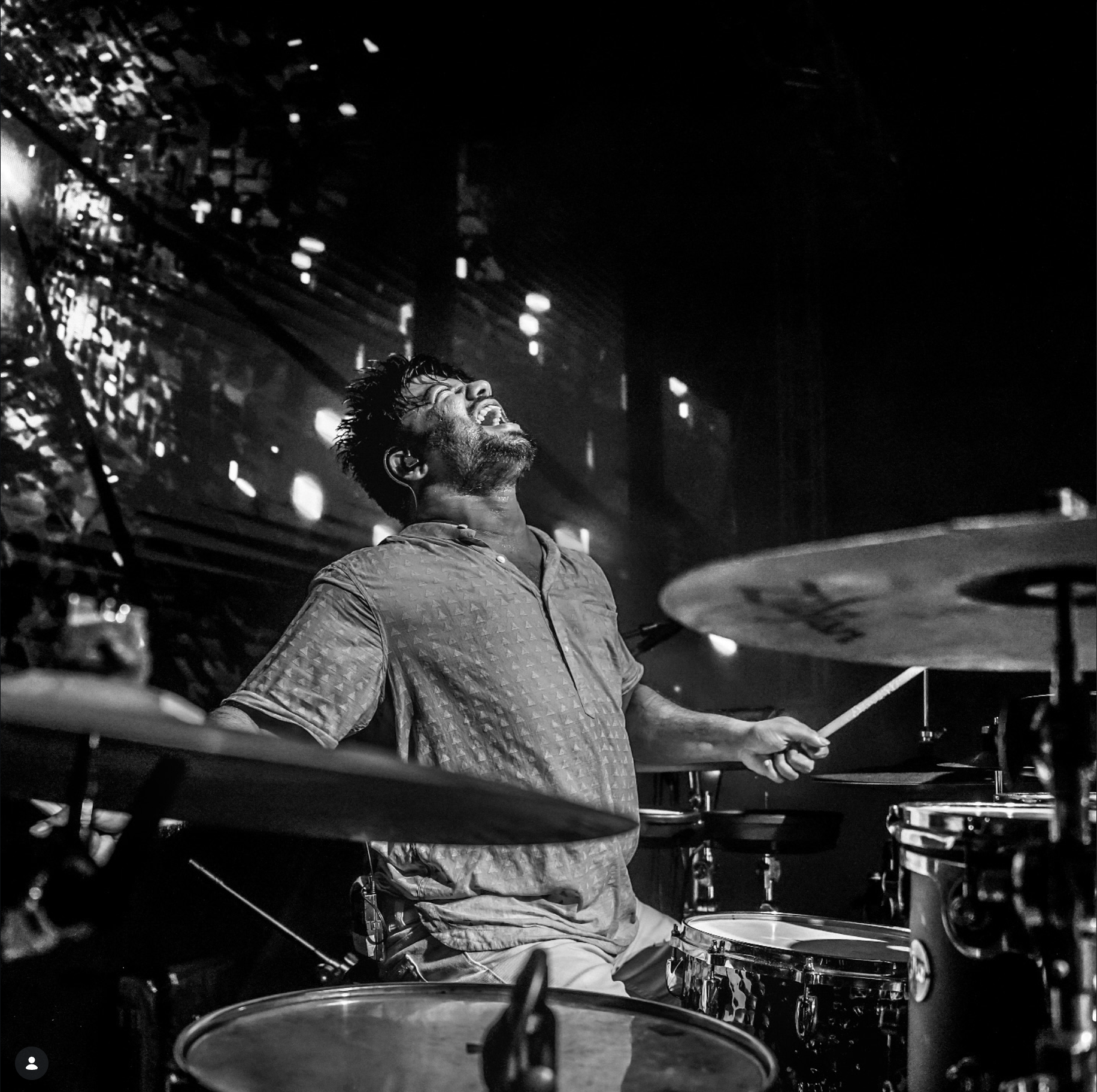 Avalon artist performing on stage